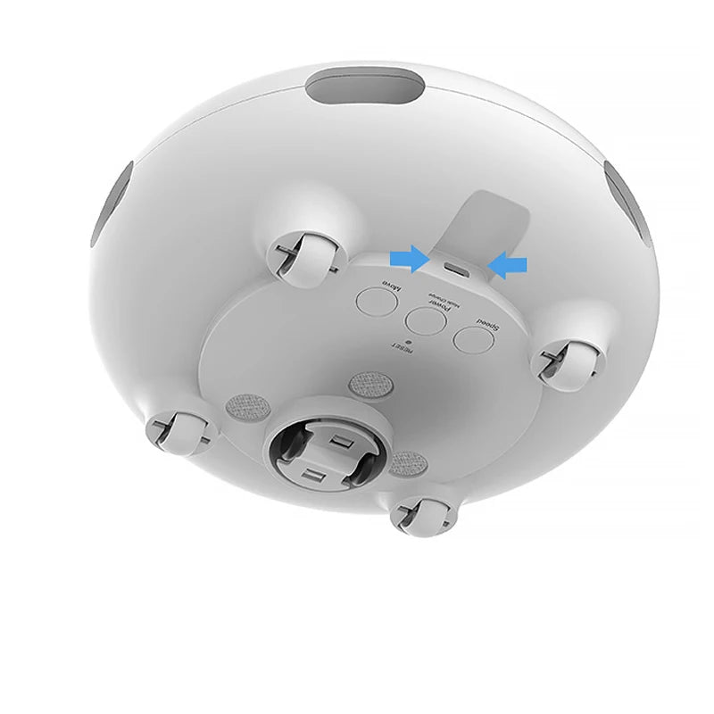 Wooforia UFO Smart Automatic Cat Toy — Rotating Interactive Feather Turntable
