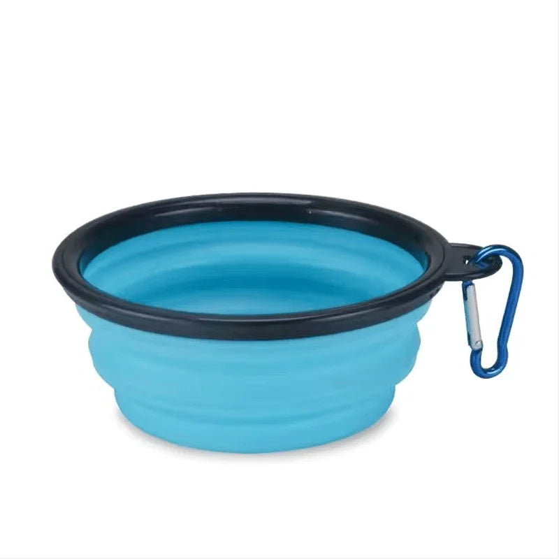 Wooforia Collapsible Pet Travel Bowl — Silicone Food & Water Bowl for Dogs & Cats