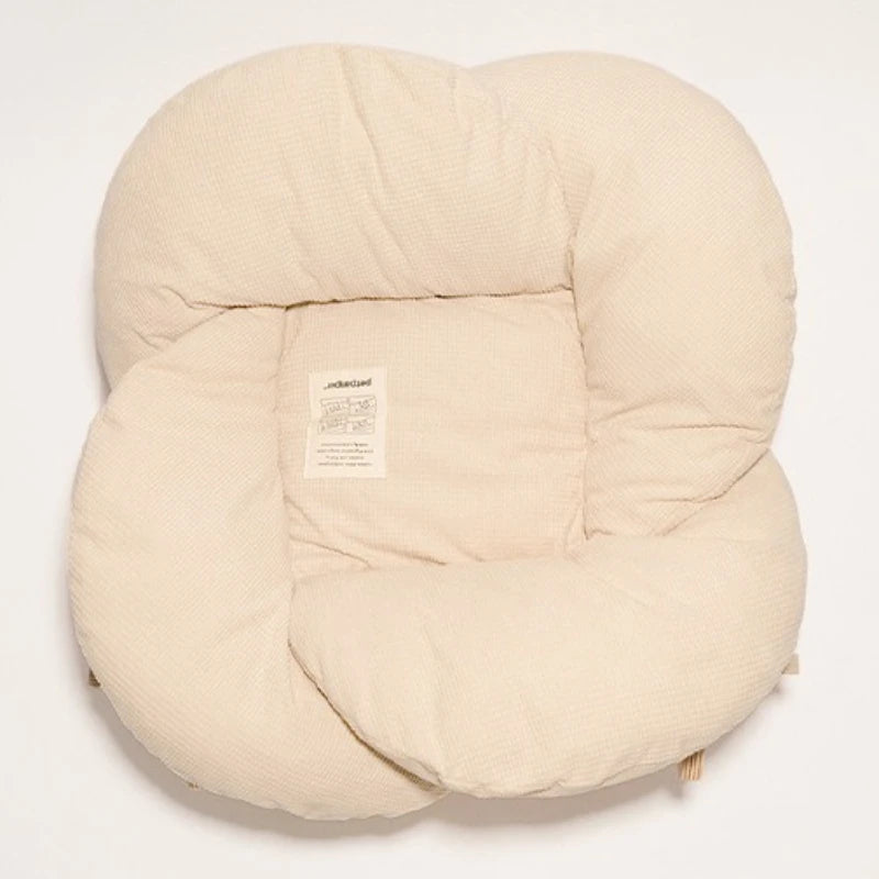Wooforia Petal Cat Bed — Soft Indoor Sleeping Cushion for Cats & Small Dogs