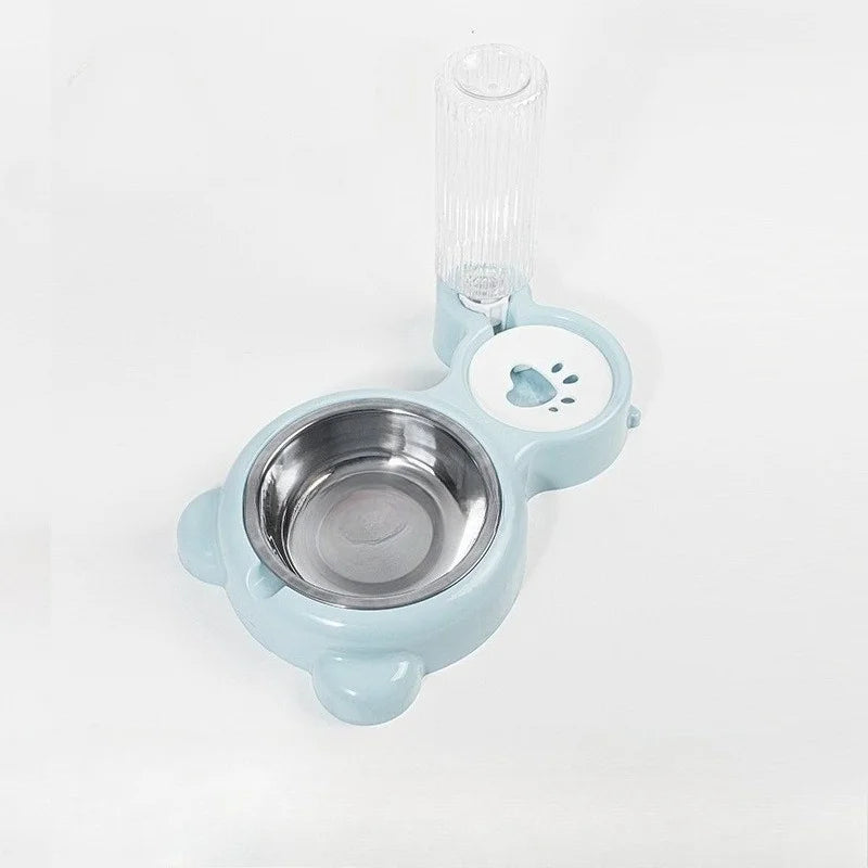 Wooforia Automatic Pet Food Bowl & Water Dispenser Set