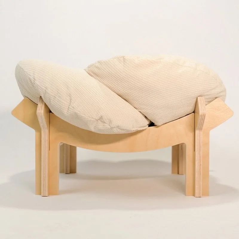 Wooforia Petal Cat Bed — Soft Indoor Sleeping Cushion for Cats & Small Dogs