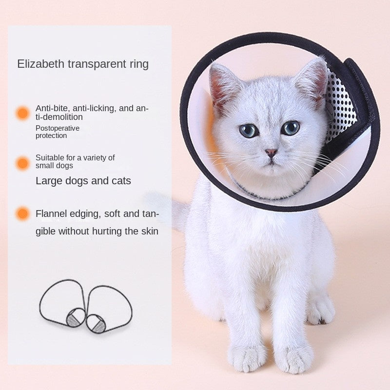 Wooforia Recovery Cone Collar — Anti-Bite Medical Collar for Dogs & Cats