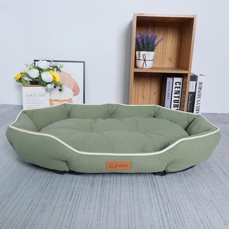 Wooforia Plush Pet Sofa Bed — Warm Dog & Cat Cushion