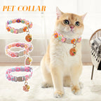 Wooforia Paw Print Pet Collar with Safety Bell