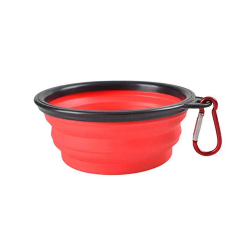 Wooforia Collapsible Pet Travel Bowl — Silicone Food & Water Bowl for Dogs & Cats