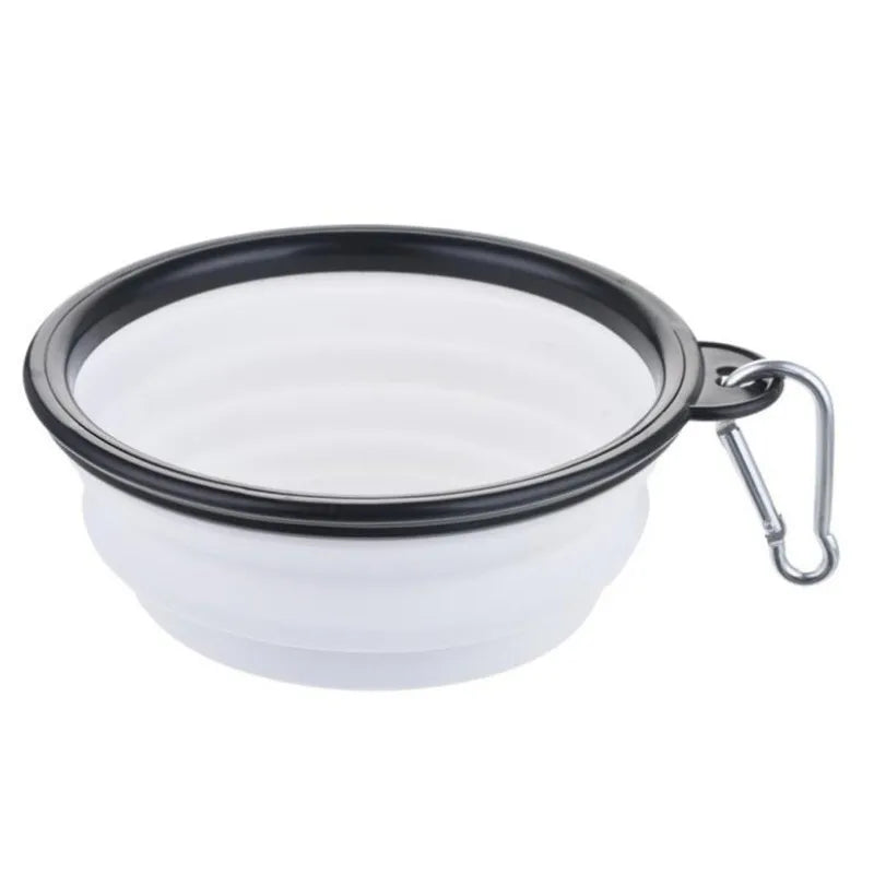 Wooforia Collapsible Pet Travel Bowl — Silicone Food & Water Bowl for Dogs & Cats