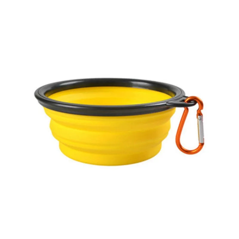 Wooforia Collapsible Pet Travel Bowl — Silicone Food & Water Bowl for Dogs & Cats