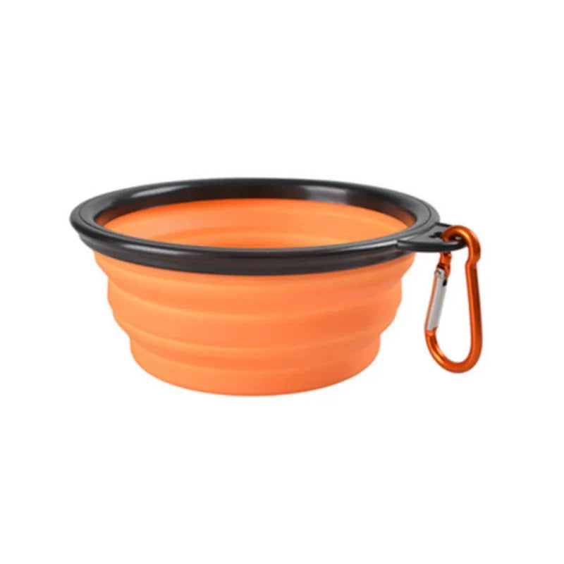 Wooforia Collapsible Pet Travel Bowl — Silicone Food & Water Bowl for Dogs & Cats