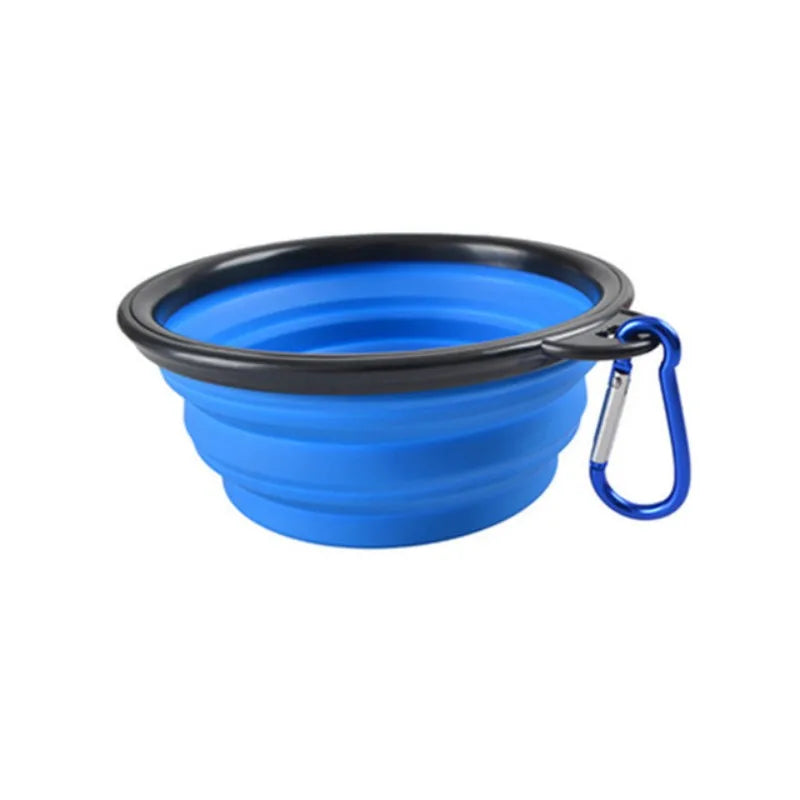 Wooforia Collapsible Pet Travel Bowl — Silicone Food & Water Bowl for Dogs & Cats
