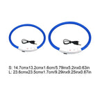 Wooforia LED Light-Up Dog Collar — USB Rechargeable Safety Collar