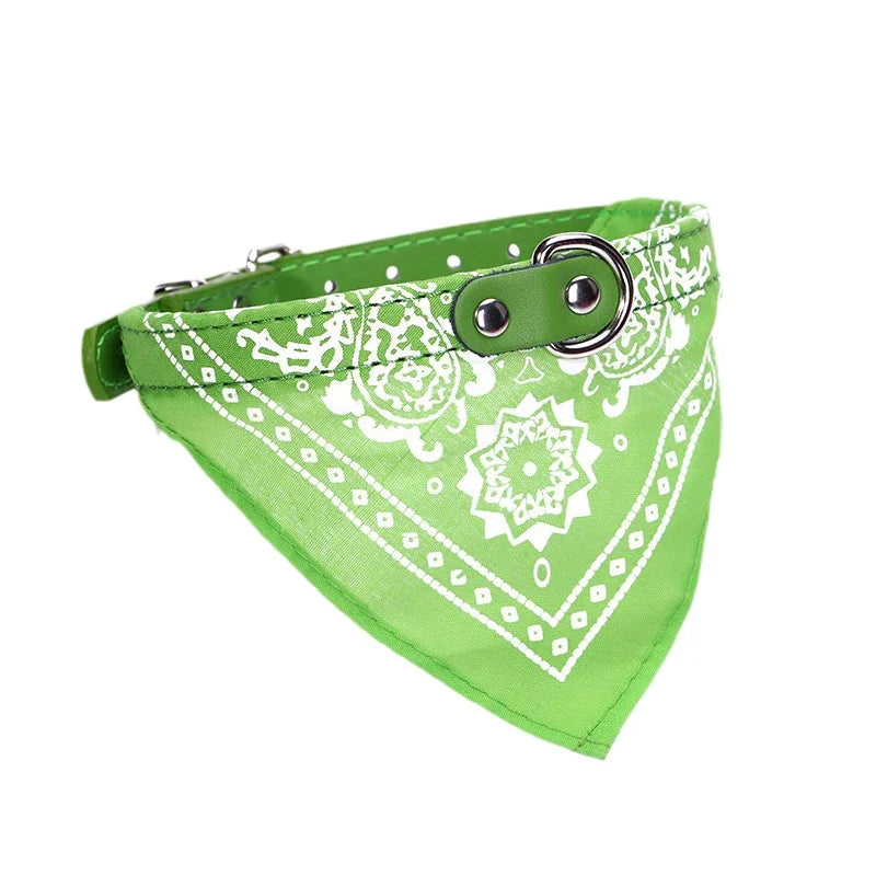 Wooforia Scarf Dog Collar — Adjustable PU Collar for Small & Medium Dogs