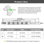 Wooforia Spiked Studded Dog Collar — Heavy Duty Leather for Large Dogs
