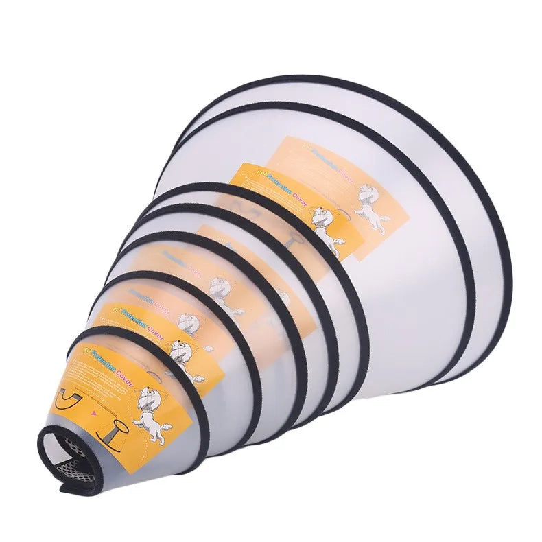 Wooforia Recovery Cone Collar — Anti-Bite Medical Collar for Dogs & Cats