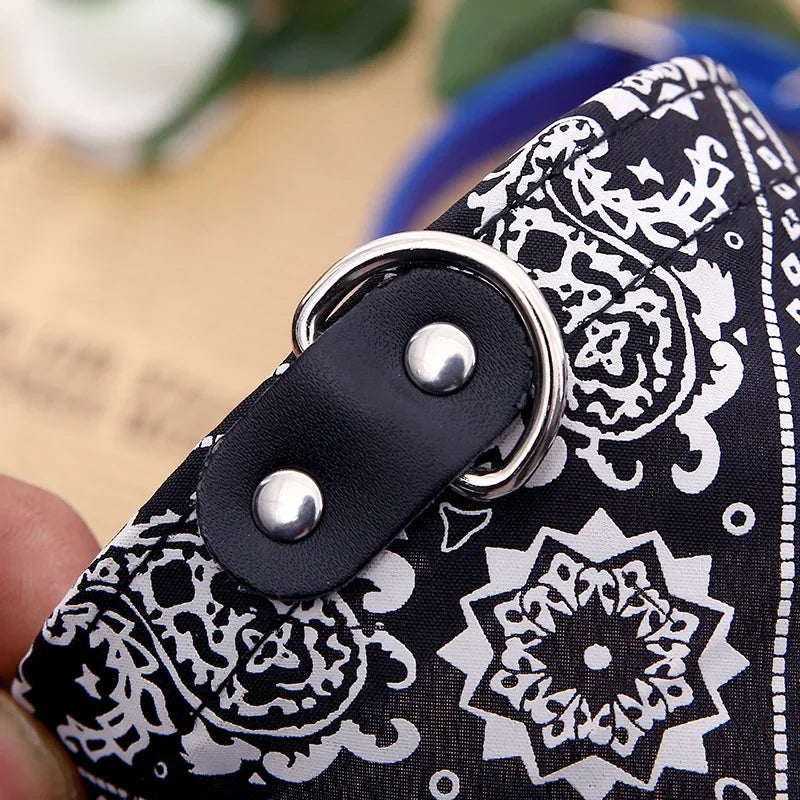 Wooforia Scarf Dog Collar — Adjustable PU Collar for Small & Medium Dogs