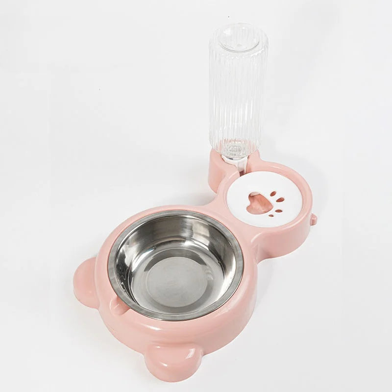 Wooforia Automatic Pet Food Bowl & Water Dispenser Set