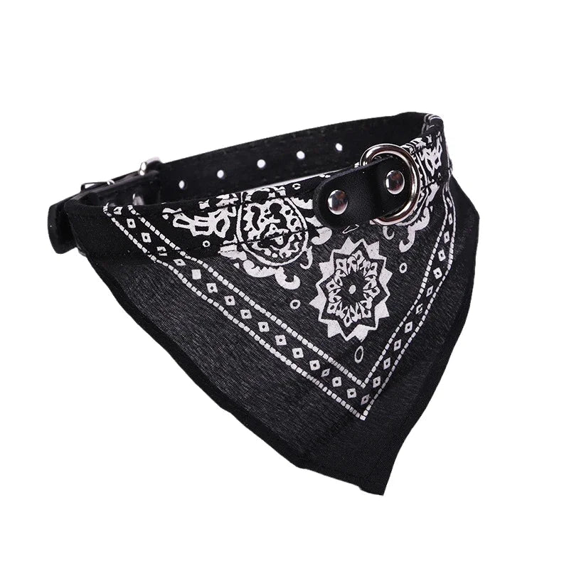 Wooforia Scarf Dog Collar — Adjustable PU Collar for Small & Medium Dogs