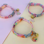 Wooforia Paw Print Pet Collar with Safety Bell