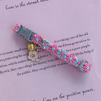 Wooforia Paw Print Pet Collar with Safety Bell