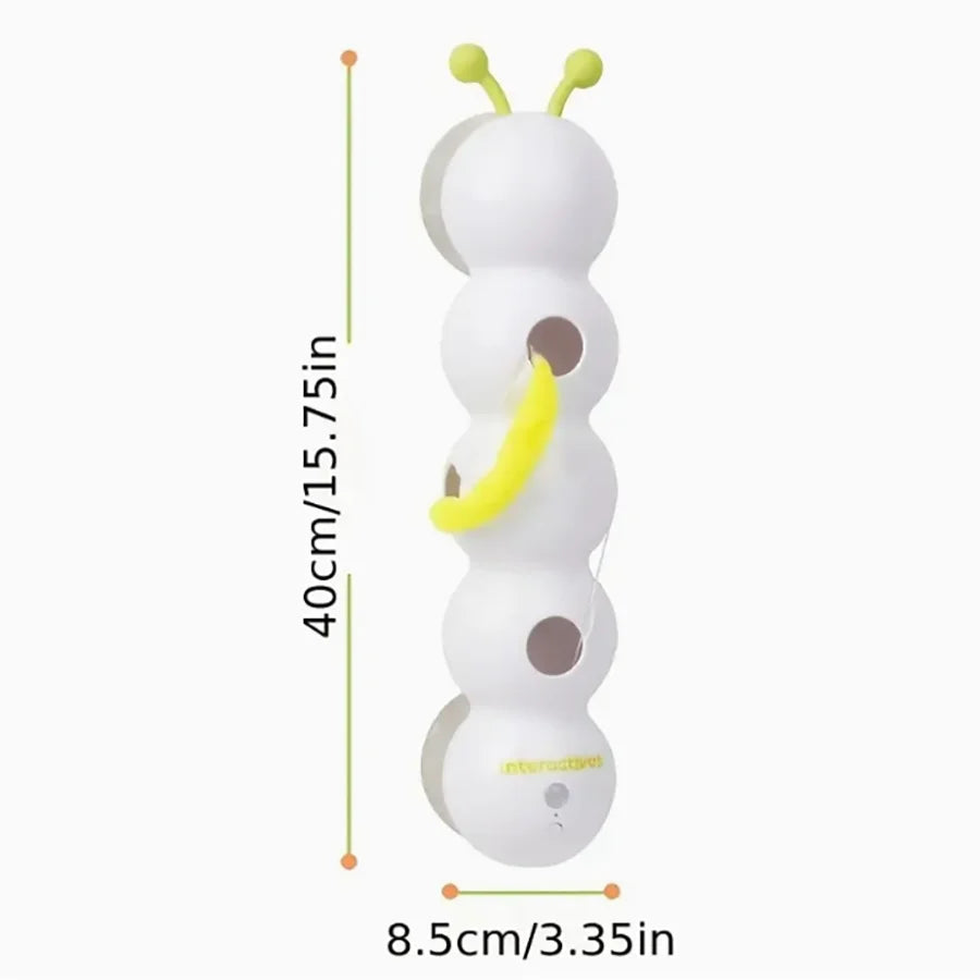 Wooforia Interactive Caterpillar Cat Toy — Electric Self-Entertainment