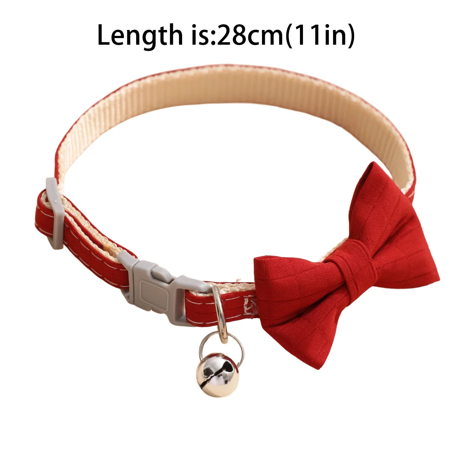Wooforia Bowknot Cat & Dog Collar — Soft Bell Necklace
