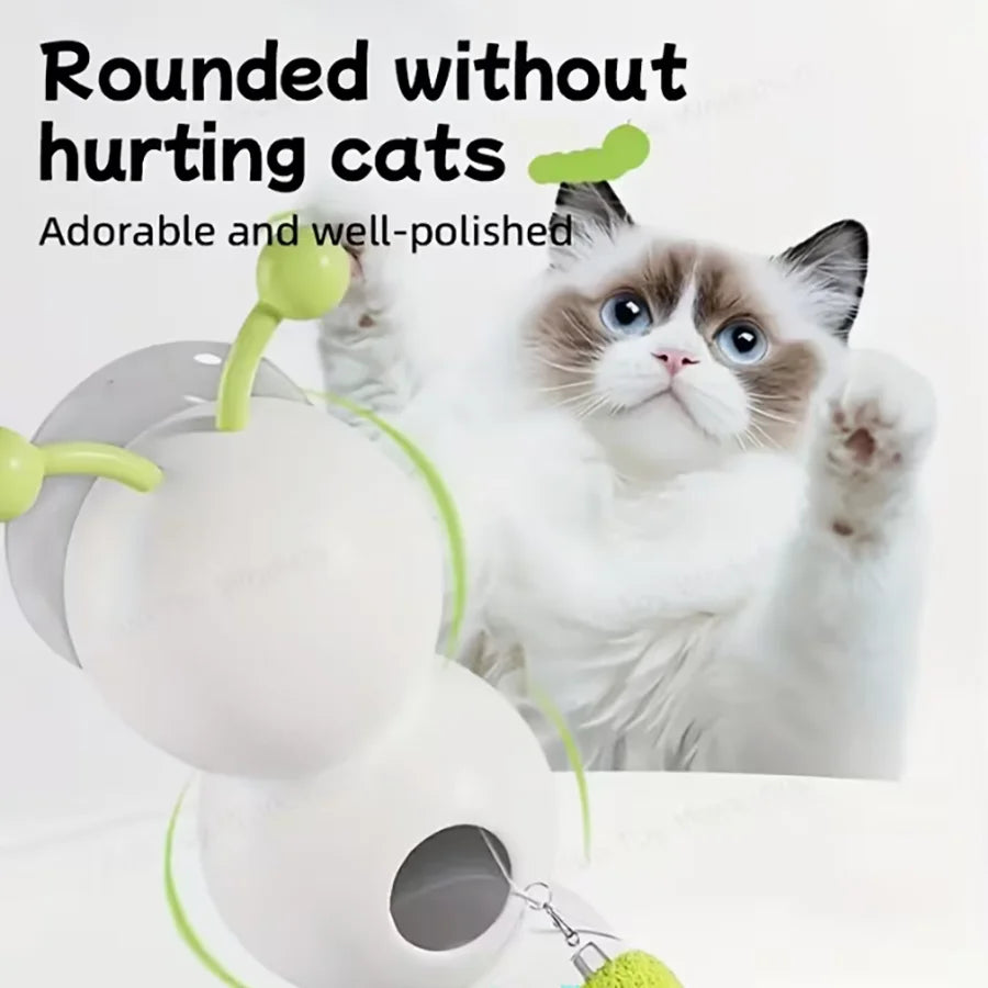 Wooforia Interactive Caterpillar Cat Toy — Electric Self-Entertainment