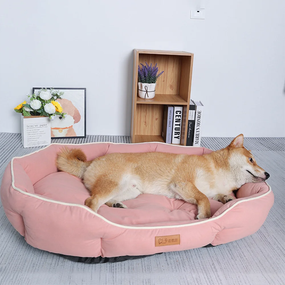Wooforia Plush Pet Sofa Bed — Warm Dog & Cat Cushion