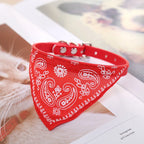 Wooforia Scarf Dog Collar — Adjustable PU Collar for Small & Medium Dogs