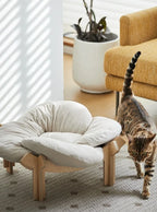 Wooforia Petal Cat Bed — Soft Indoor Sleeping Cushion for Cats & Small Dogs