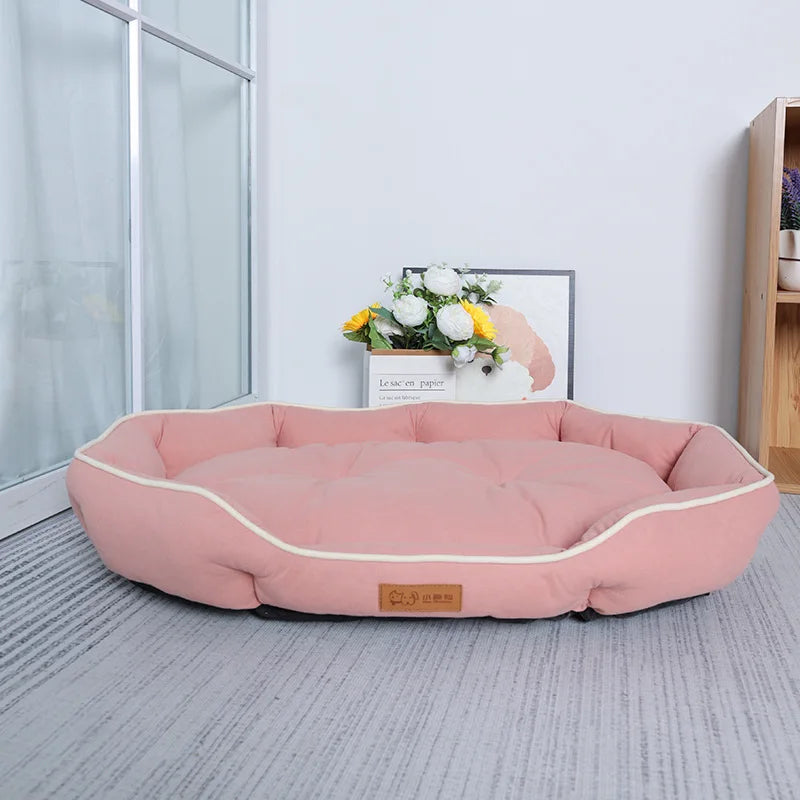Wooforia Plush Pet Sofa Bed — Warm Dog & Cat Cushion