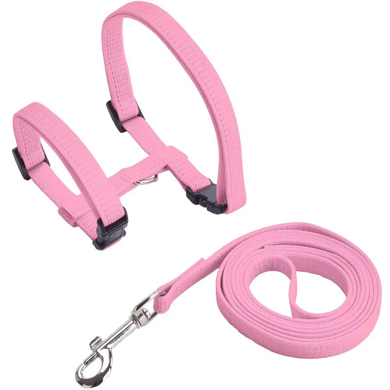 Wooforia Adjustable Cat Harness & Leash Set