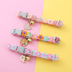 Wooforia Paw Print Pet Collar with Safety Bell