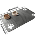 Wooforia Pet Feeding Mat — Absorbent, Non-Slip Placemat for Dogs & Cats