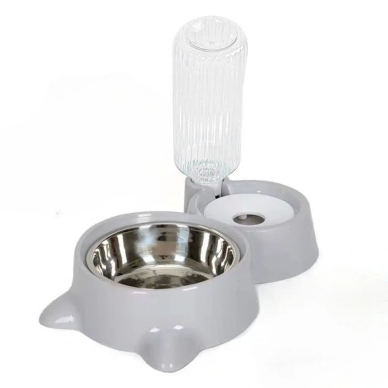Wooforia Automatic Pet Food Bowl & Water Dispenser Set
