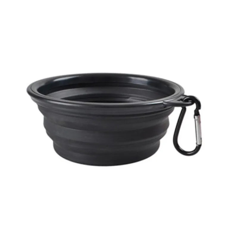 Wooforia Collapsible Pet Travel Bowl — Silicone Food & Water Bowl for Dogs & Cats