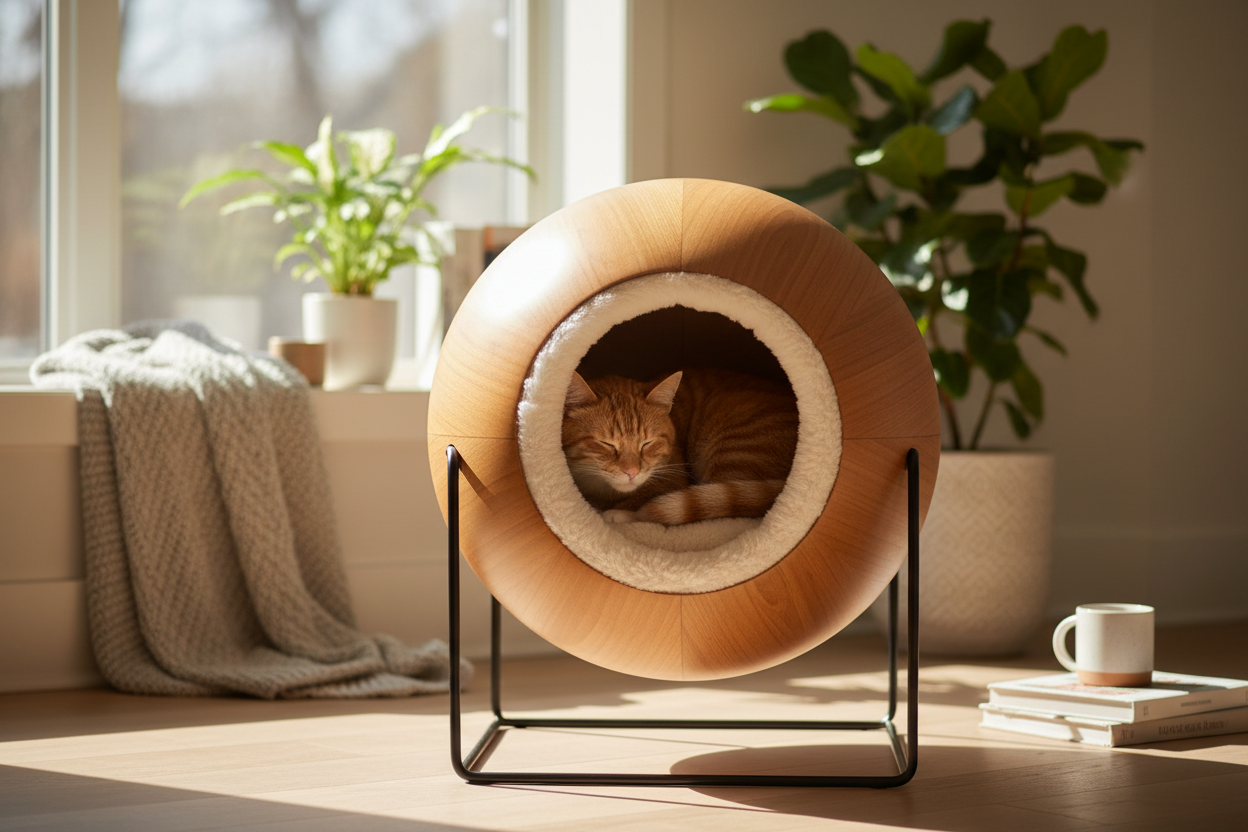 Elevated Cat Nook Den