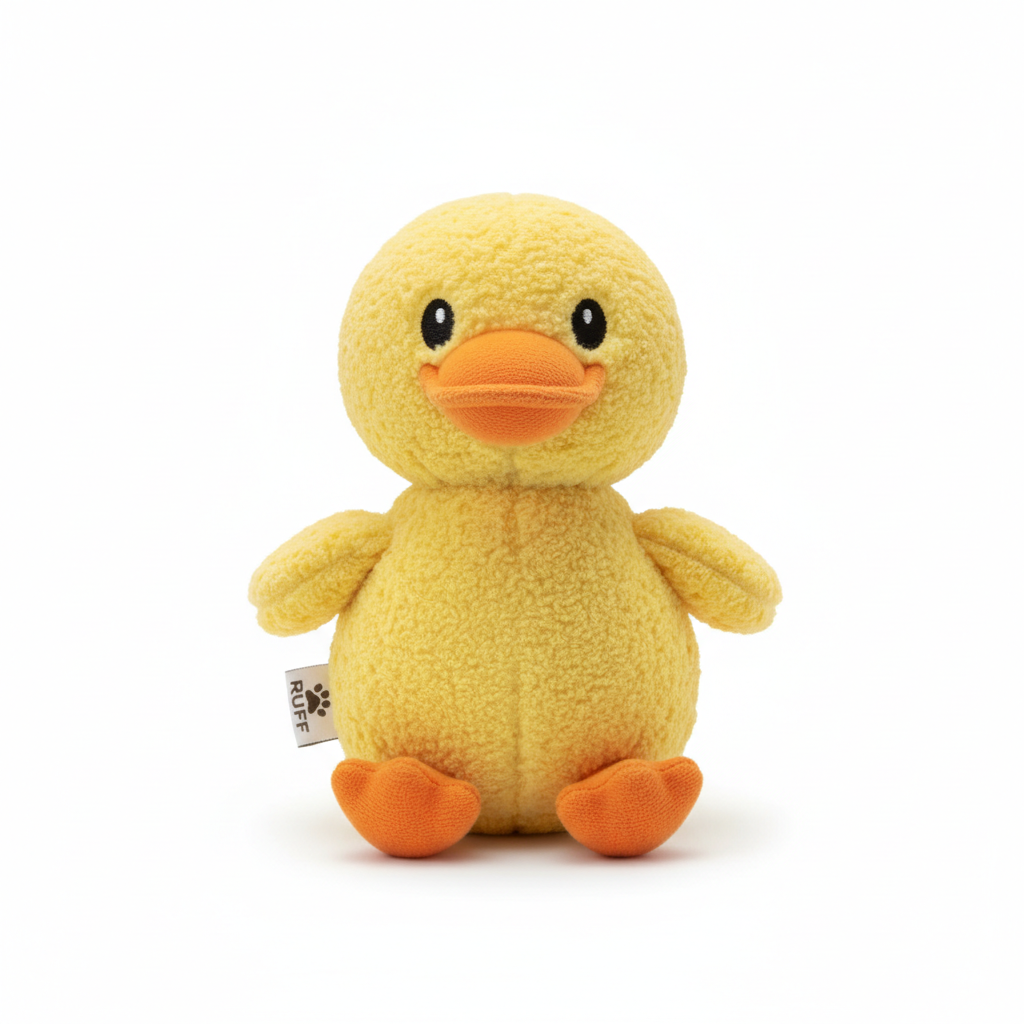 Squeaky Plush Duck