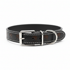 Wooforia Black Leather Collar