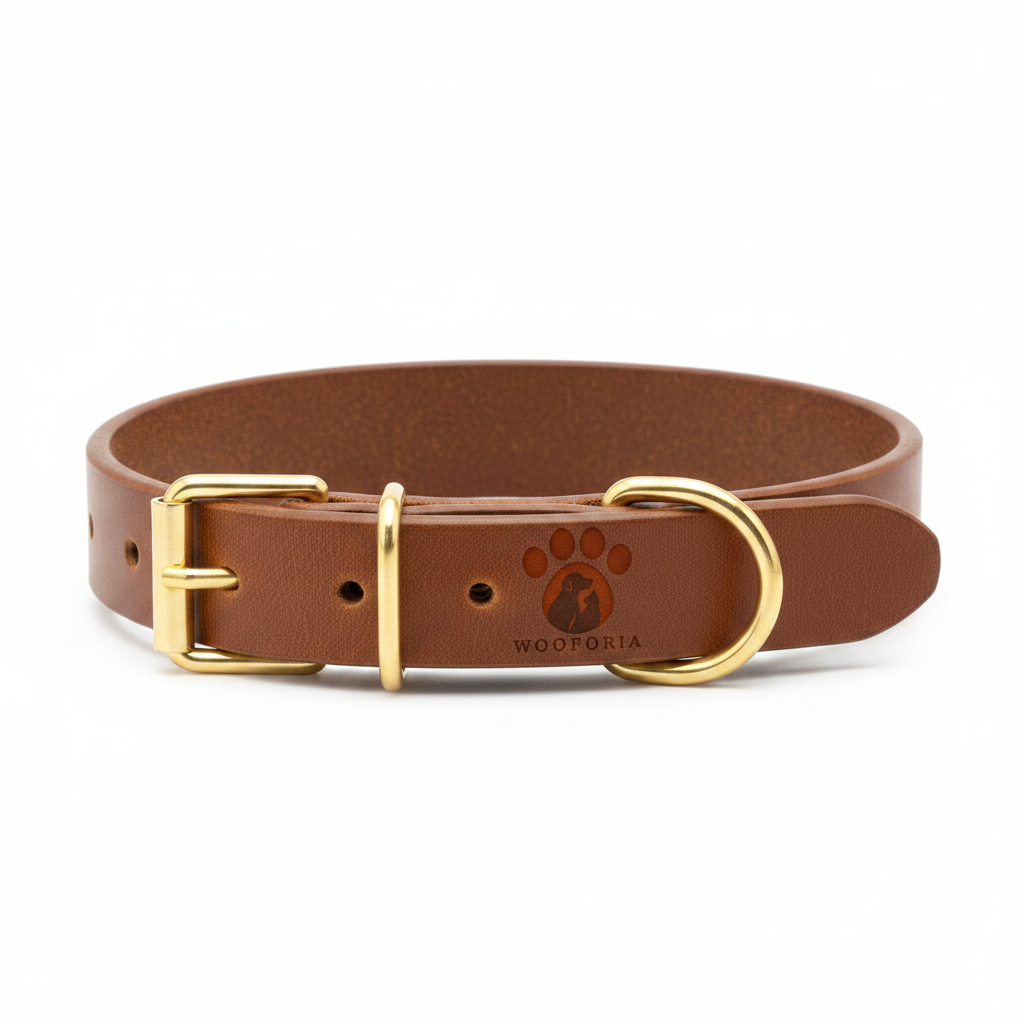 Wooforia Leather Collar