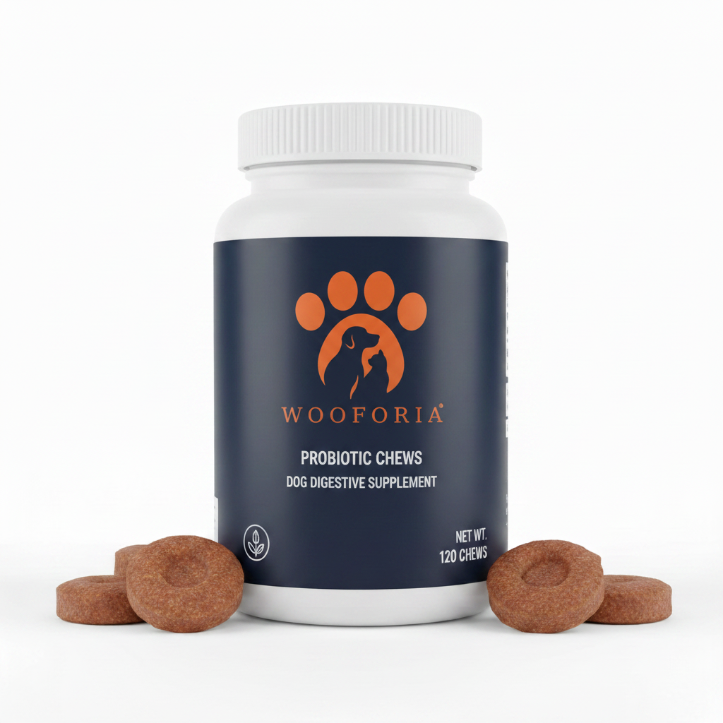 Wooforia Probiotic Chews with Logo