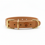 Wooforia Tan Leather Collar